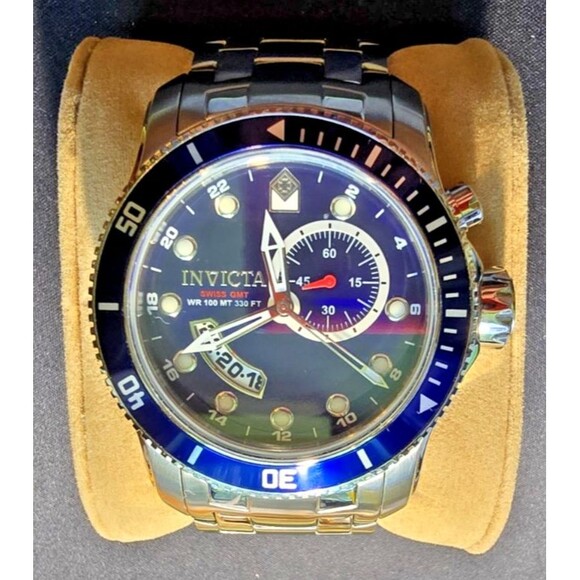 Invicta 6090 Scuba GMT Pro Diver Collection Stainless Steel Men's Watch
